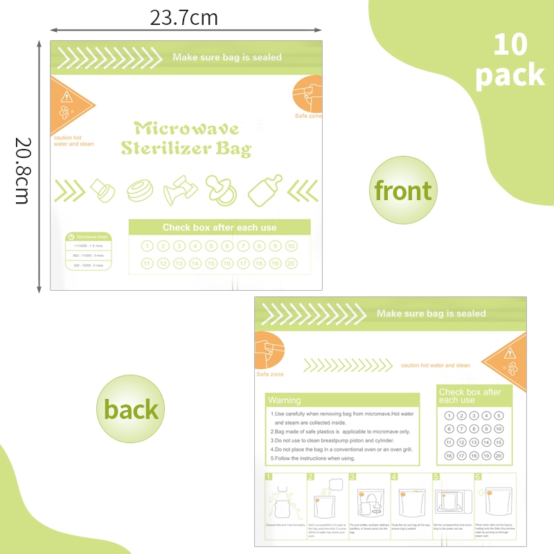 10 sacs stérilisateurs réutili - Zwitsal Baby Products avis et prix